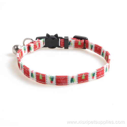 Christmas Style Bow-tie Small Cat Collar with Bell